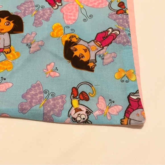 Dora the Explorer Boots Pillowcase Homemade 21” x 13” Pillow Case - Picture 5 of 16
